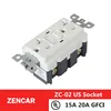 One year warranty 20a gfci socket US electrical outlet Household receptacle