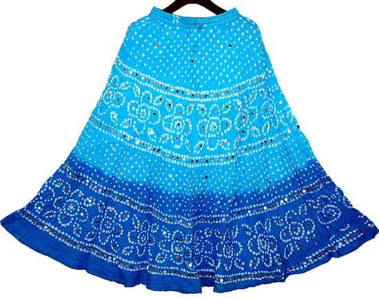 bandhani skirt online