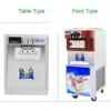Henan Chuangfu commercial and high efficiency 3 tastes rainbow ice cream making machine