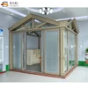 modern design easy installation retractable roof small prefab houses