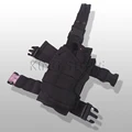 Adjustable Left Right Handed Tactical Nylon Gun Holster Molle Modular Pistol Holster Duty Pistol Pouch Holster