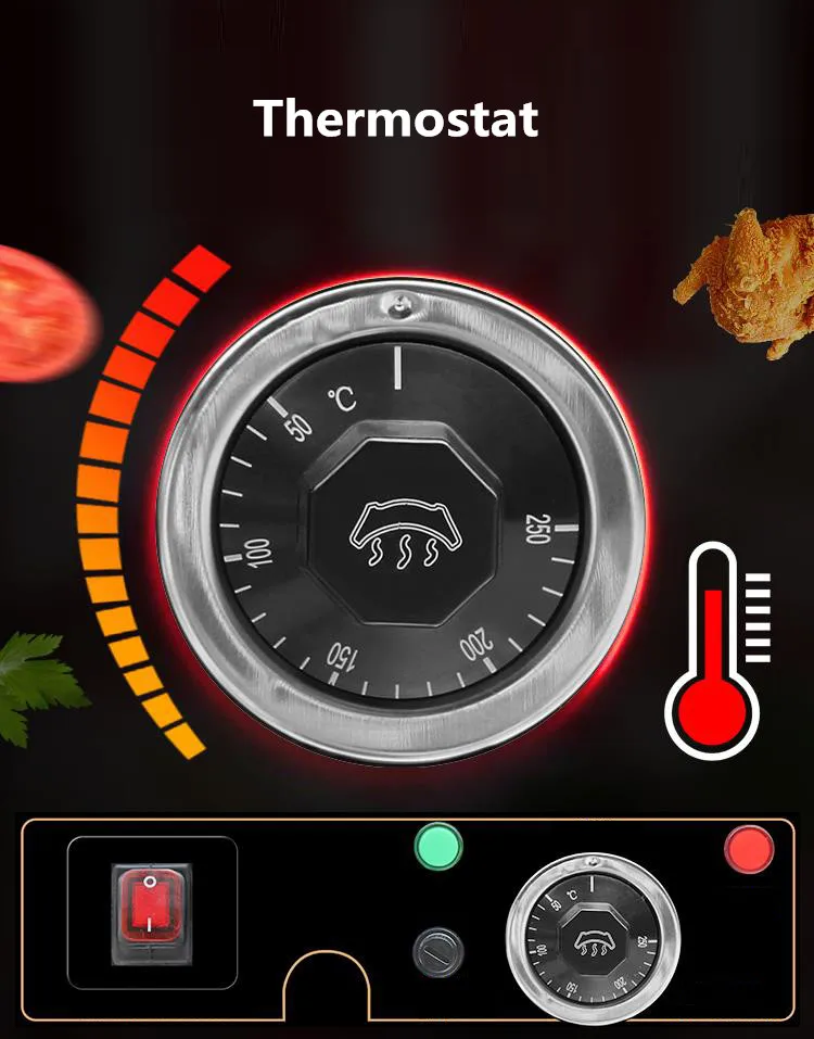 Industrial Thermostat Controlled Frying Machine Deep Fryer Buy Thermostat Controlled Deep