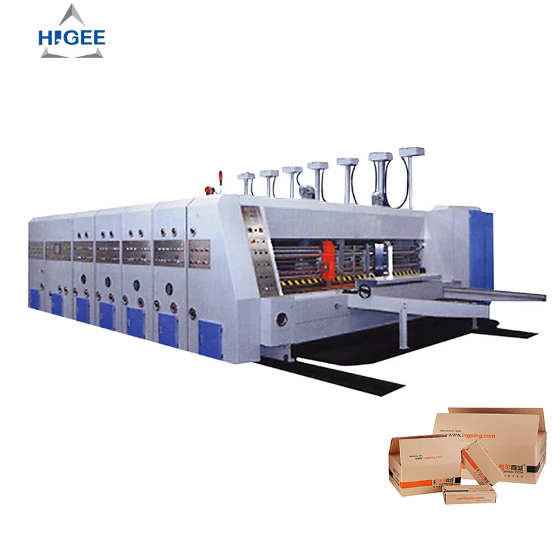 Automatic Carton Box Making Machine For Corrugated Carton Printing