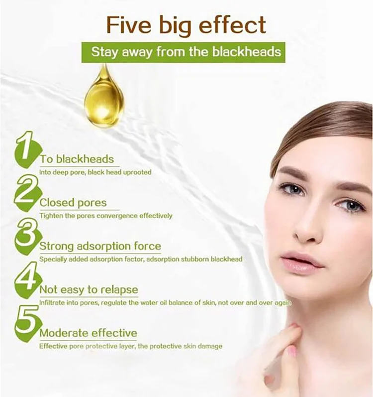 Aichun Beauty Organic Facial Care Blackhead Remove Oil-Control Charcoal Bamboo Face Black mask