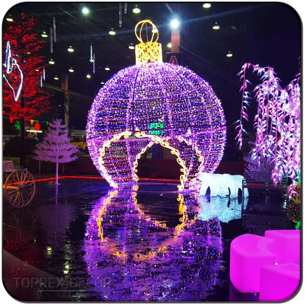 LED waterproof large decorative outdoor ball light