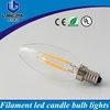Stock price 120V dimmable support 2700k soft white 60w led candelabra bulb e12 e14