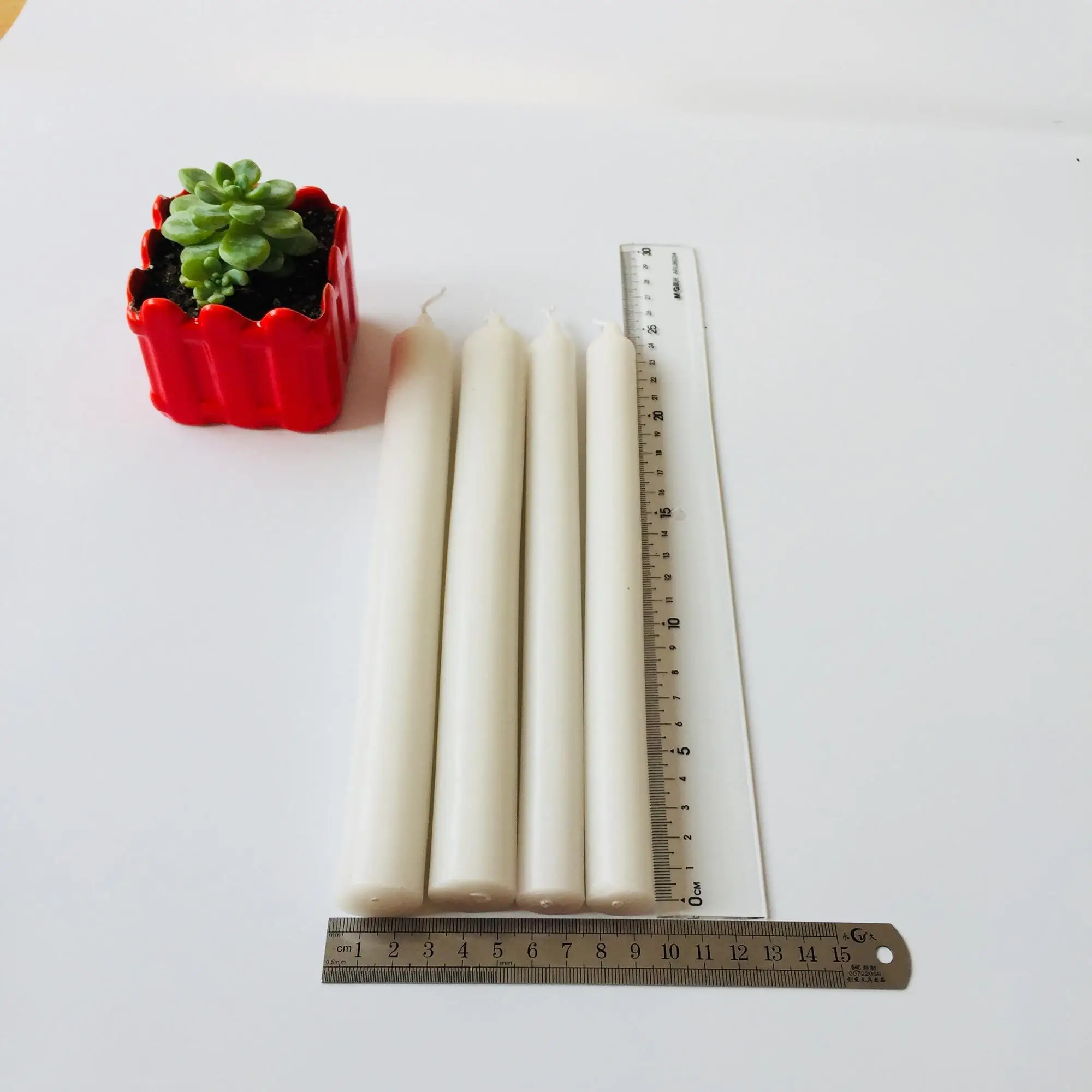 Household Taper Candle White Plain Wax Candle Machine Making Buy