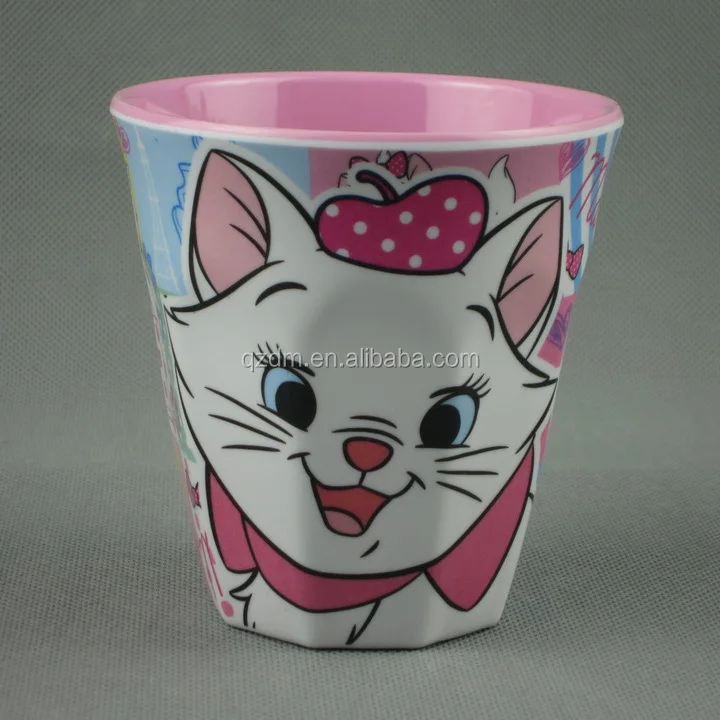 Two-Tone Melamine Kids Cups And Mugs