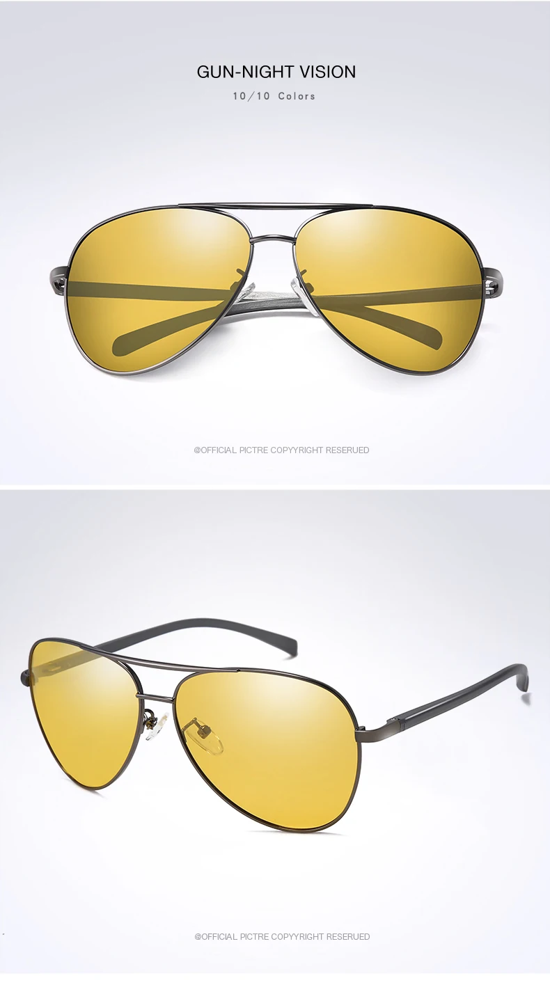 China Manufacturers Safety Male Fashion Metal Polarized Sunglasses