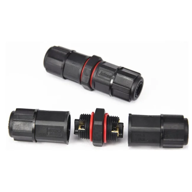 Screw Locking Joiner Electrical Wire 2/3/4 Pins 20a Ip68 Waterproof