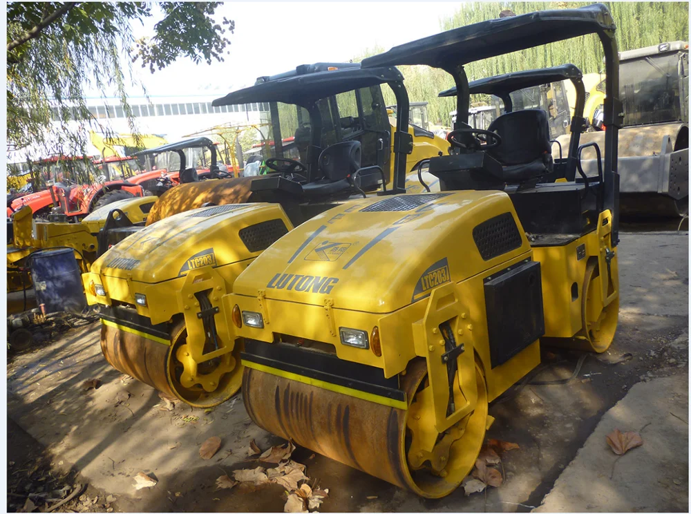 Lutong Road Roller Ltc203 Double Steeled Wheel Vibratory Roller 3 Ton ...