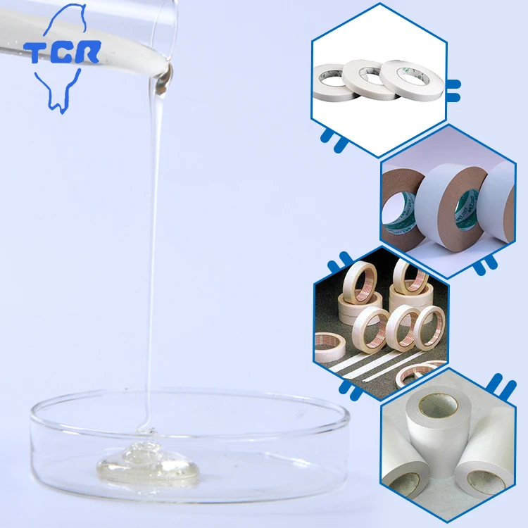 Volatile Pressure Sensitive Acrylic Adhesive With Tackifier For Middle Adhesion Pet Double Sided