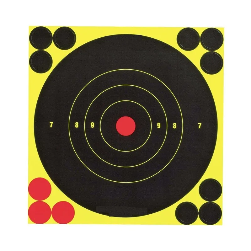 New Arrival Shooting Targets Paper Shots Burst Bright Fluorescent Green Upon Impact Gun