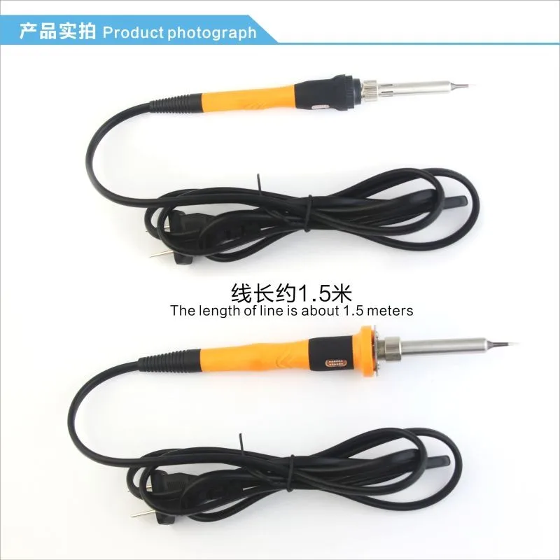 Professional Ceramic Heating Core Anti Slip Silicone Sleeve 907 Tin Soldering Irons For Sale