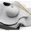 COOMAMUU Worsted Cashmere Yarn Fine Woolen Yarn for Hand Knitting Cardigan Sweater Thread for Hand Crocheting Hats Scarves