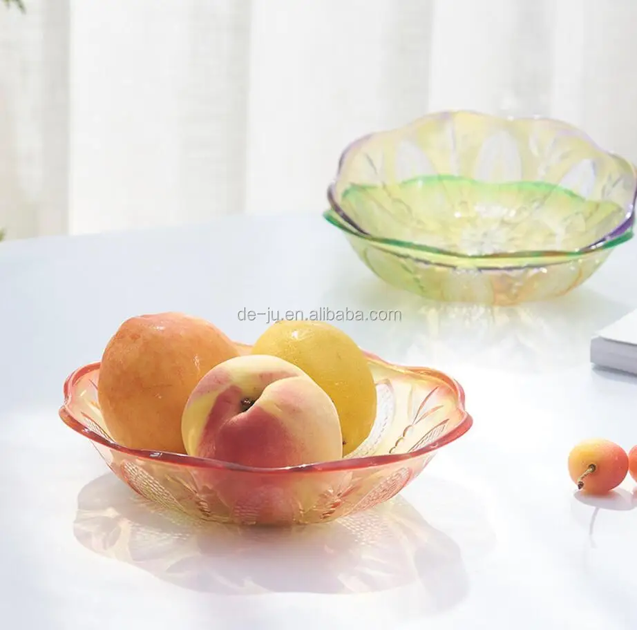 Crystal Glass Fruit Bowls