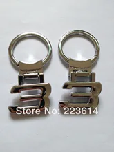 Wholesale Metal Logo Keychain For BMW 3 Series Letter Key Ring For BMW Free Shipping