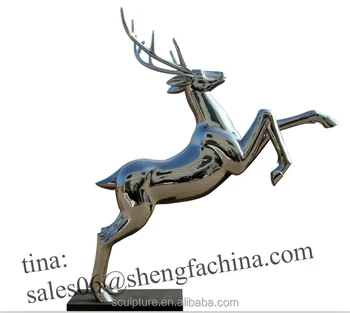 Stainless Steel Outdoor Small Deer Statue Garden Statues For Stainless Steel Outdoor Small Deer Statue Garden Statues For Decoration