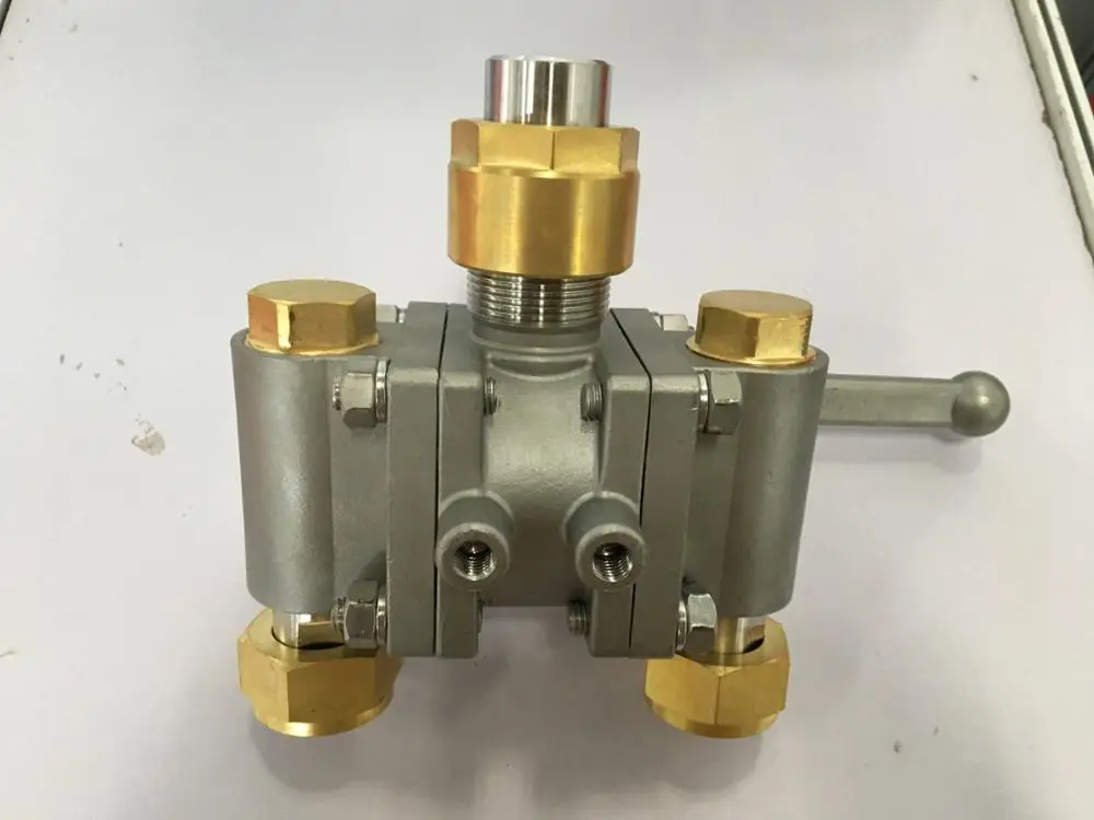 DQS25 SS304 Cryogenic 3 way Diverter valve for liquid gas storage