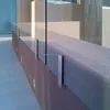 Top Sale Fascia Mount Toughened Glass Railing with sus304 sus316 spigots for balcony