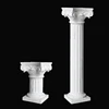 Building Decoration White or Beige Marble Carved Simple Roman Column Fiberglass Pillar Model