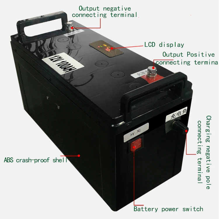 Rechargeable Lithium Lifepo4 Electric Motorcycle Battery Pack 72v 20ah