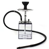 MH13 Vapor Square Plexiglass Diffuser Table Top Hookah Shisha Hose Silicon Bowl Black Red Grey Blue