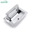 zinc-die casting metal carry offset door handle metal suitcase cabinet collapsible recessed pull handle