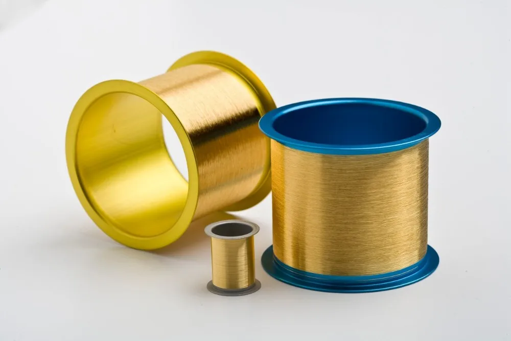 0.8mil20um 99.99 Purity Gold Bonding Wire For Led Semiconductor