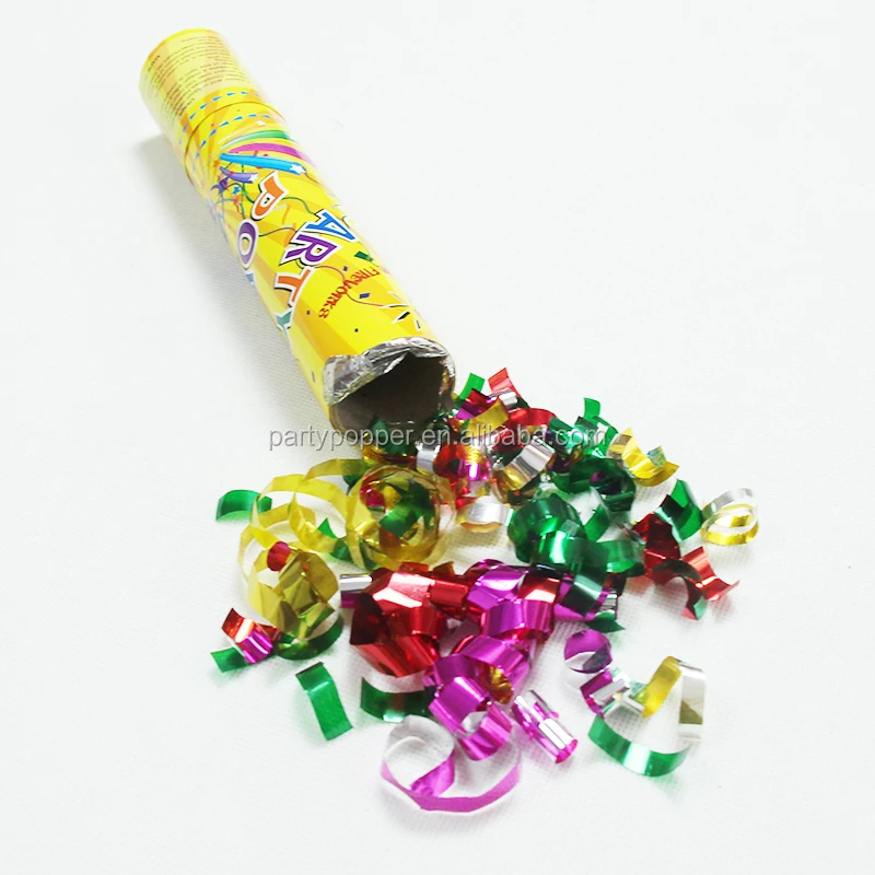 15cm Mini Streamer Shooter/small Spring Party Popper/metallic Streamer