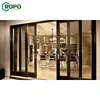 10 Year Warranty Electric Aluminum Multi Track Interior Glass Three Panel Slide Door