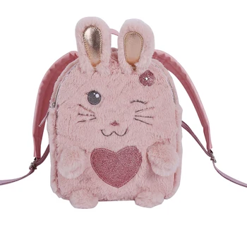 strawberry bunny plush bag