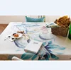 100% polyester printed water proof table cloth