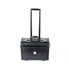 Hot-selling pu genuine customized crocodile mans leather pilot case