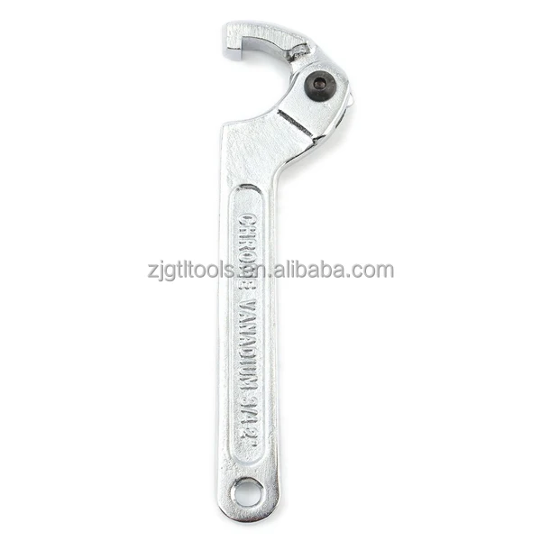 1 1/4"-3" Eowpower Chrome Vanadium Adjustable C Spanner Hook Wrench Tool 32-76 
