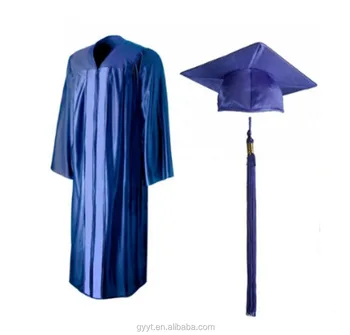 Unisex School Uniform Shiny Baccalaureate Graduation Gown - Buy ...