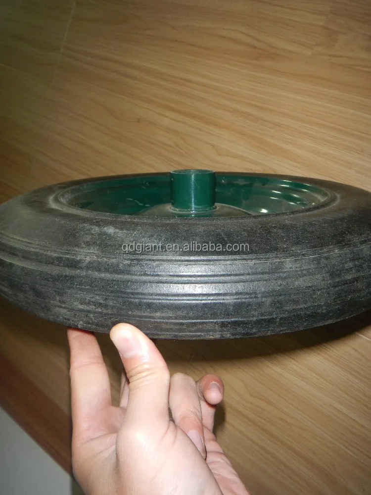 14"x4" wheel used hand truck solid rubber tire
