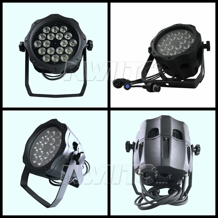 Factory price 18x18w rgbwa uv 6in1 ip65 outdoor waterproof led par light