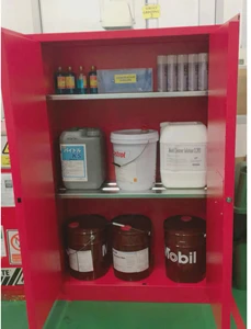 NADE 45Gal Steel Flammable And Combustible Liquids Safety Cabinet Combustible Cabinet WA810450R