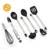 8 Piece Stainless Steel Kitchen Utensils with Turner Spatula Spoon, Pasta Server, Flex Spatula, Ladle,whisk