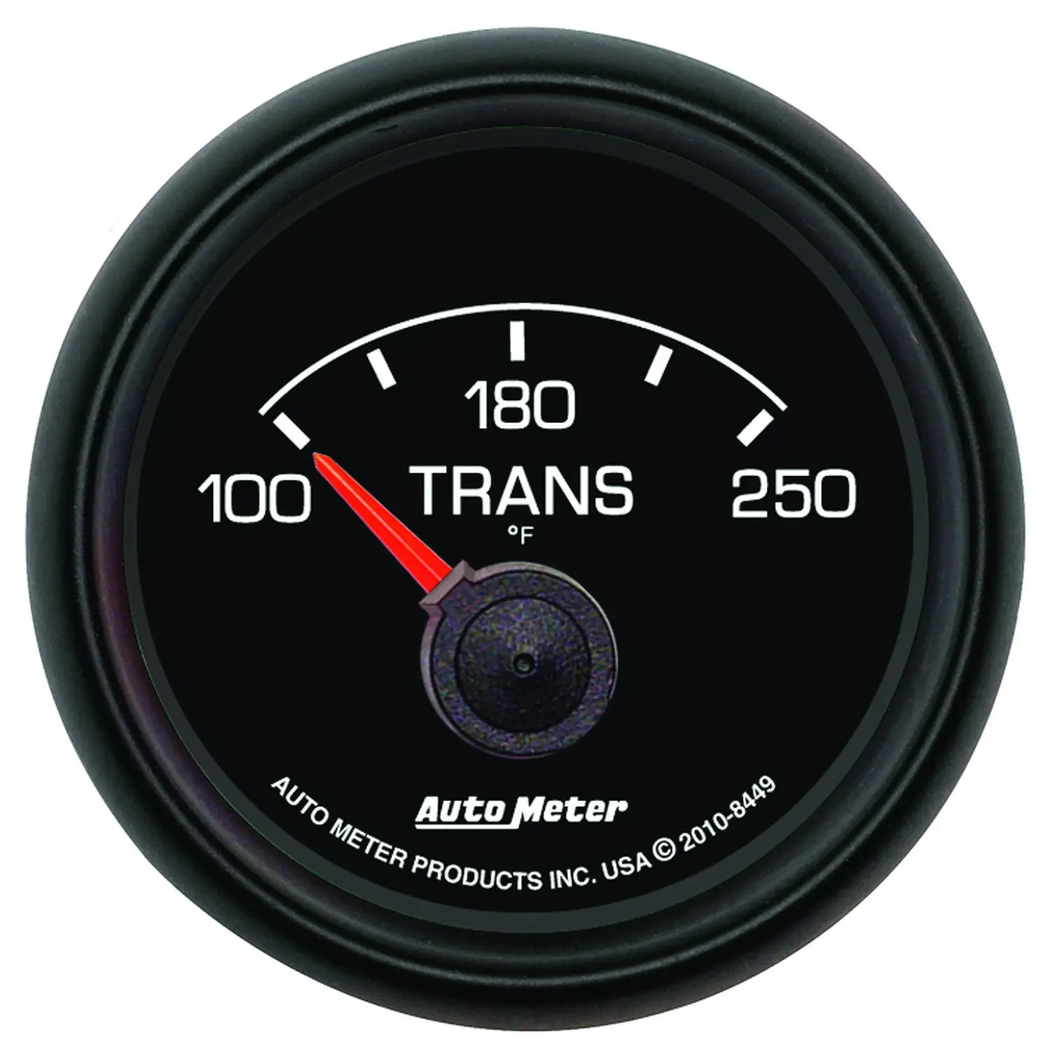 100-250 Degree F, 52.4mm Auto Meter 8550 Factory Match 2-1//16 Electric Transmission Temperature Gauge