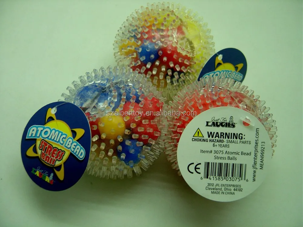 atomic bead stress ball