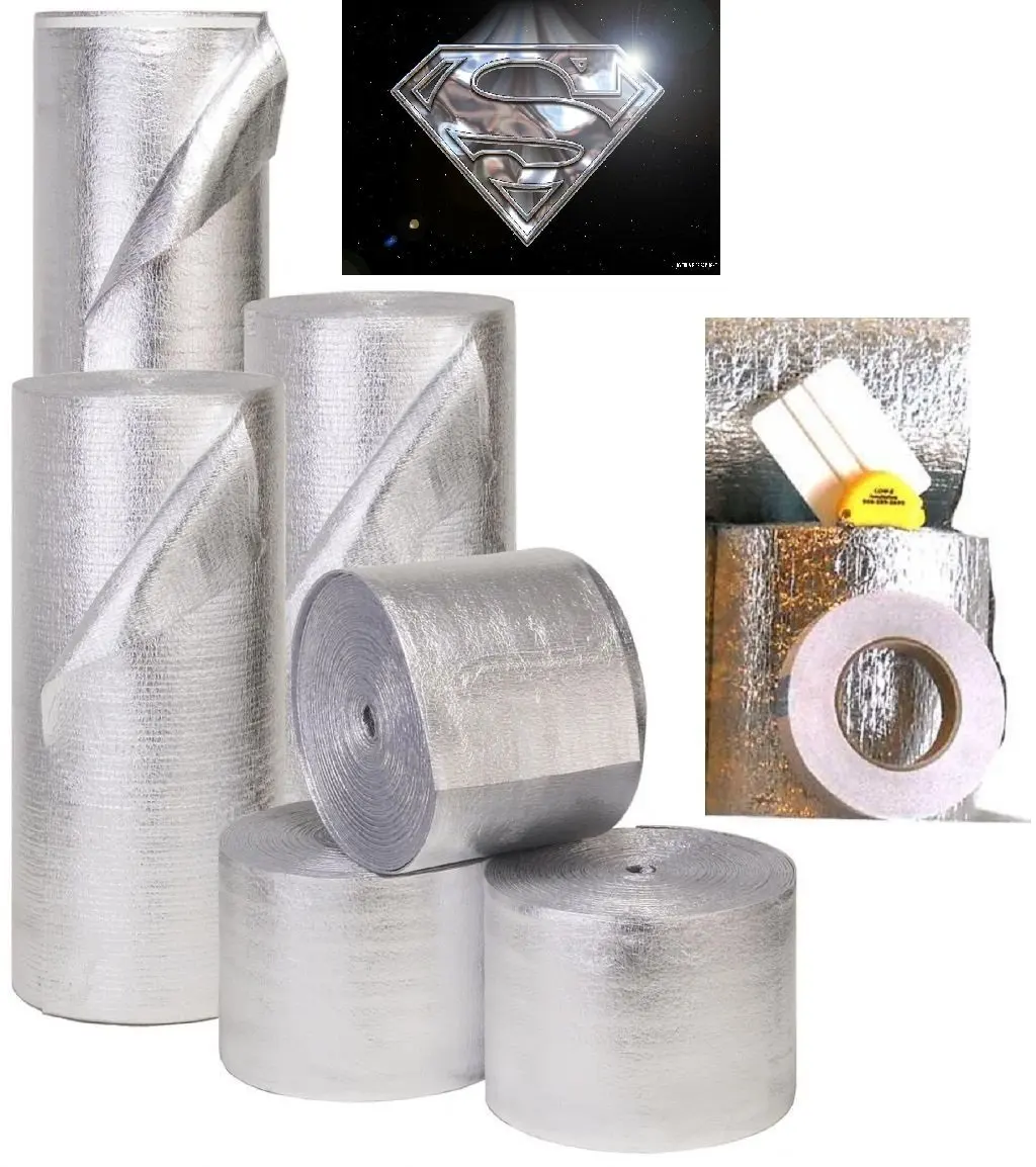 US Energy Products DD24050 Air Double Reflective Polyethylene Insulation Roll 2-Feet by 50-Feet US Energy Products DD24050 Air Double Reflective Polyethylene Insulation Roll 2-Feet by 50-Feet