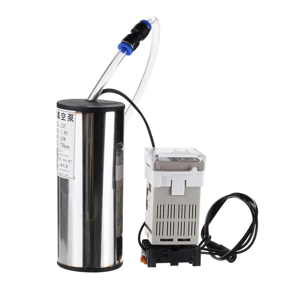 2L Portable Vacuum Pump Electric Milking Machine Milker Cow & Goat Milking Machine US Plug - Electrical Equipment & Supplies Other Electrical Equipment - 1 x Electric Milking Machine Set