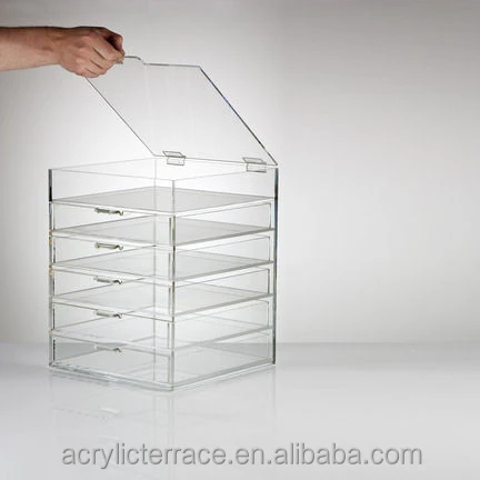 Acrylic Lucite Perspex Drawers Unit Storage Boxes For Jewellery
