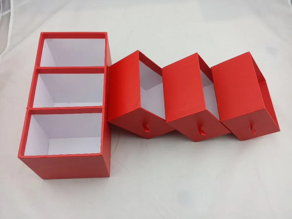 豪华多层抽屉纸盒与定制印刷