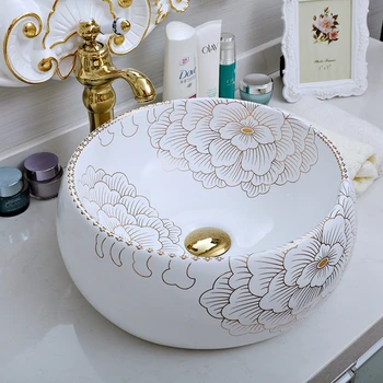 Modern Home Decoration Table Top Art Bathroom Porcelain Washing Modern Home Decoration Table Top Art Bathroom Porcelain Washing Basin