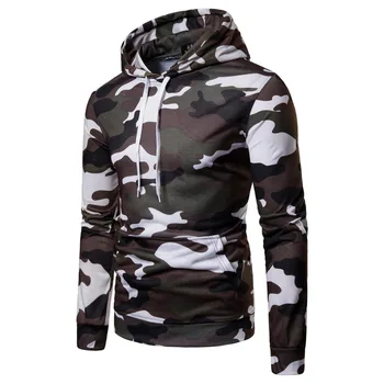Custom Cowl Neck Camouflage Hoodies Wholesale Men Fashion Pullover Thick Slim Camo Hoodie - Buy ...