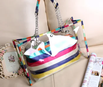 New fashion women handbags Ladies Shoulder bag PVC bags