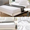Waterproof TPU pure colour polyester protective elastic fitted sheet